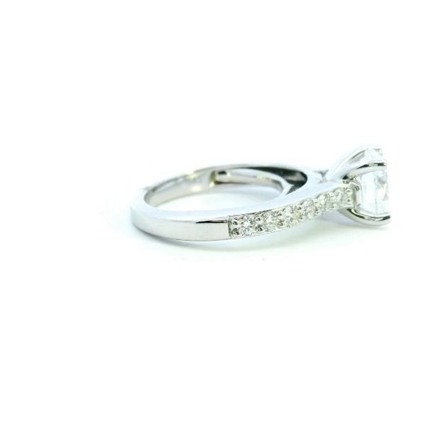 14KW 0.54CTW Diamond Expandable Shank Semi Mount Engagement Ring Image 3 Kiefer Jewelers Lutz, FL
