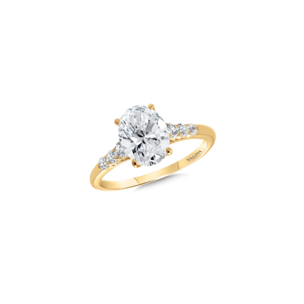 14KY Graduated Diamond Engagement Ring Semi-Mounting Kiefer Jewelers Lutz, FL