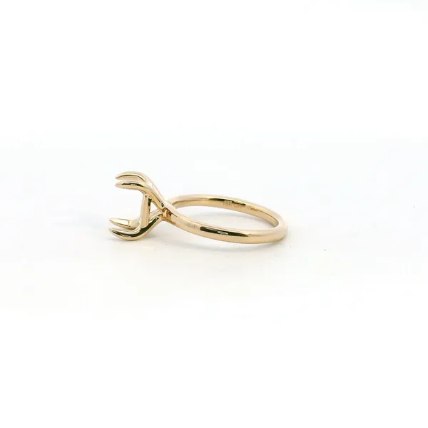 14KY Solitaire Semi-Mounting with Claw Prongs Image 4 Kiefer Jewelers Lutz, FL