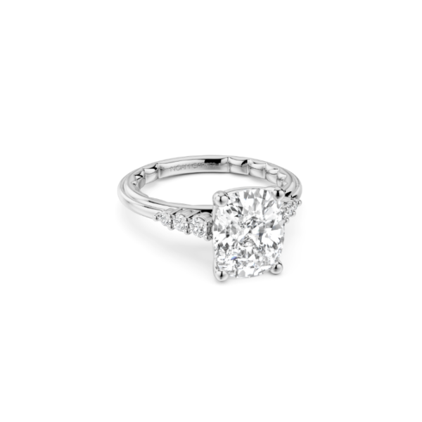Luna 14KW 0.17CTW 2CT Elongated Cushion Cut Diamond Semi-Mounting Engagement Ring by Noam Carver Kiefer Jewelers Lutz, FL