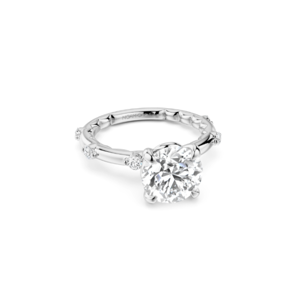 Luna 14KW .15CTW 2CT Round Diamond Semi-Mounting Engagement Ring by Noam Carver Kiefer Jewelers Lutz, FL