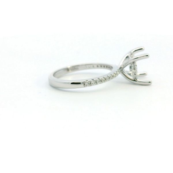 14KW Round Diamond Semi-Mounting Engagement Ring by Valina Image 3 Kiefer Jewelers Lutz, FL