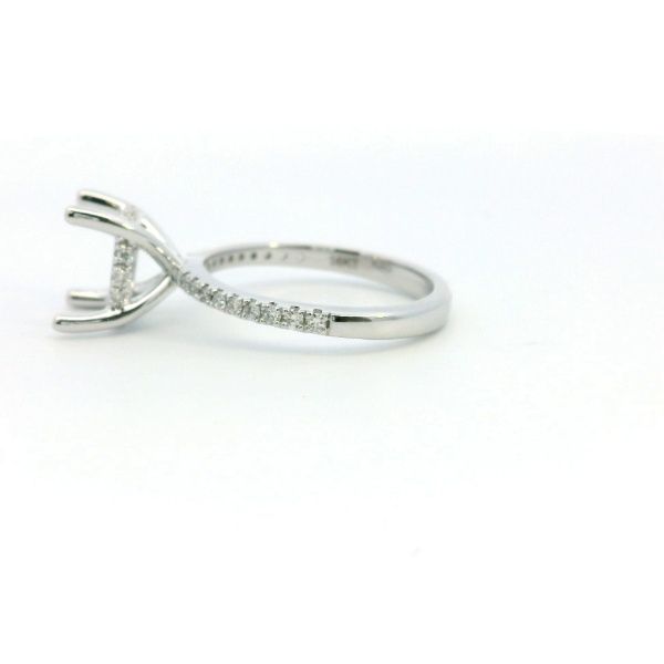 14KW Round Diamond Semi-Mounting Engagement Ring by Valina Image 4 Kiefer Jewelers Lutz, FL