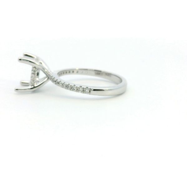 14KW Round Diamond Semi-Mounting Engagement Ring by Valina Image 4 Kiefer Jewelers Lutz, FL