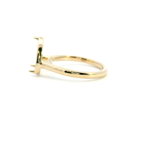 14KY Pear Shaped Diamond Semi-Mounting Engagement Ring by Valina Image 4 Kiefer Jewelers Lutz, FL
