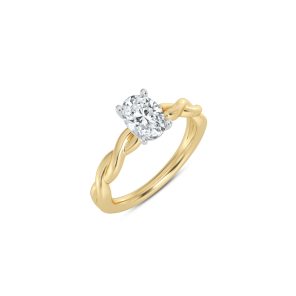 14K Twisted Engagment Ring Setting Image 2 Kiefer Jewelers Lutz, FL