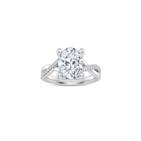14KW Twist Engagement Ring Setting Kiefer Jewelers Lutz, FL