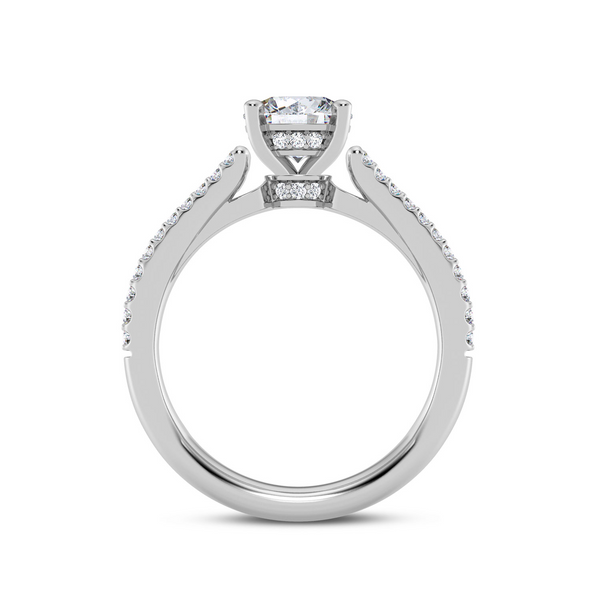 14K Split Shank Engagement Ring Setting Image 3 Kiefer Jewelers Lutz, FL