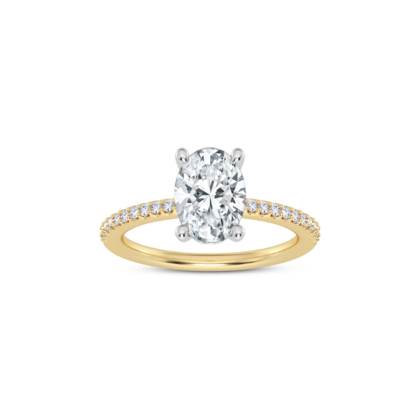 14KYW Shared Prong Engagement Ring Setting Kiefer Jewelers Lutz, FL