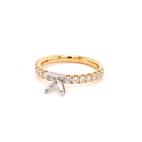 14K Diamond Engagement Ring Setting Image 2 Kiefer Jewelers Lutz, FL