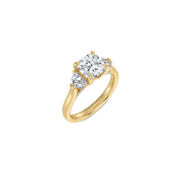 14KY Sheild Sides Engagement Ring Setting Kiefer Jewelers Lutz, FL