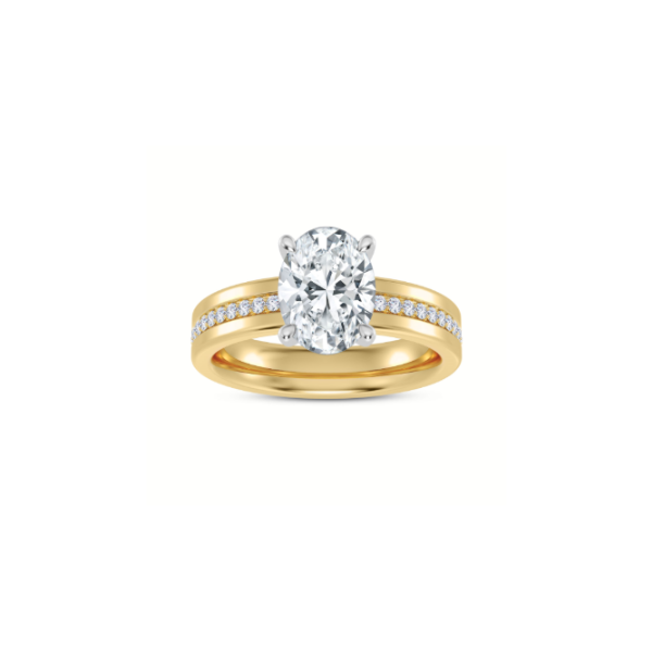 14KY Channet Set Engagment Ring Setting Image 2 Kiefer Jewelers Lutz, FL