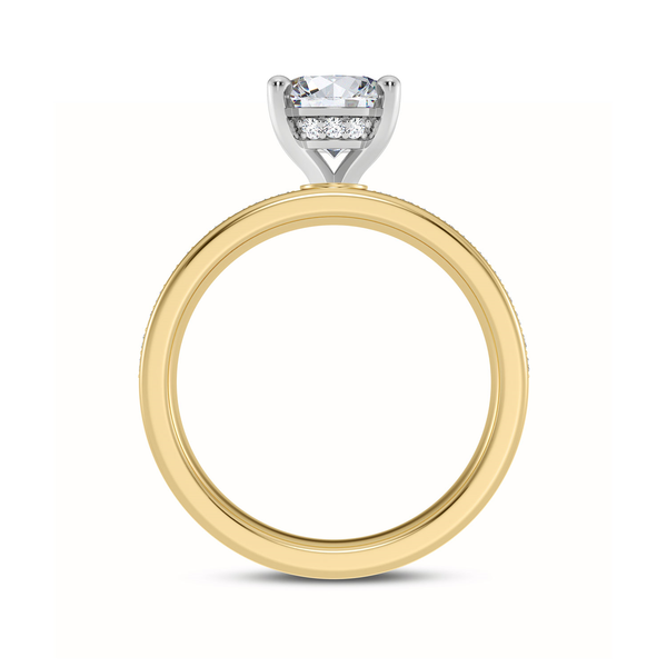 14KY Channet Set Engagment Ring Setting Image 3 Kiefer Jewelers Lutz, FL