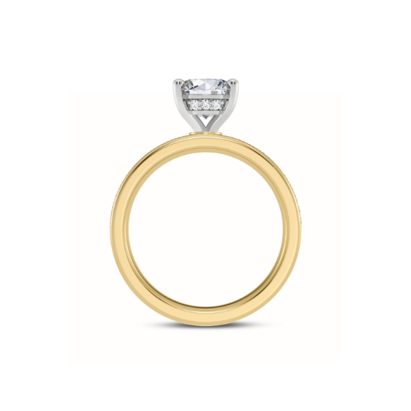 14KY Channet Set Engagment Ring Setting Image 3 Kiefer Jewelers Lutz, FL