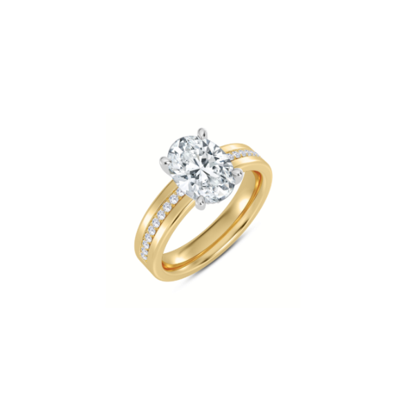 14KY Channet Set Engagment Ring Setting Kiefer Jewelers Lutz, FL