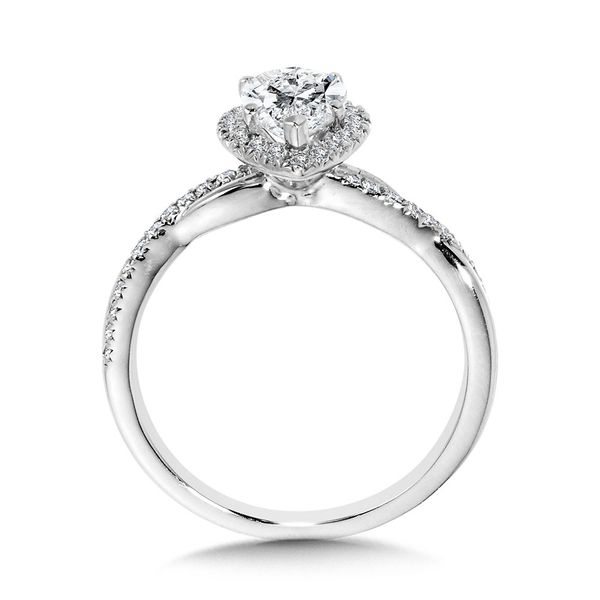 14K Crisscross Marquise Diamond Engagement Ring Setting Image 2 Kiefer Jewelers Lutz, FL