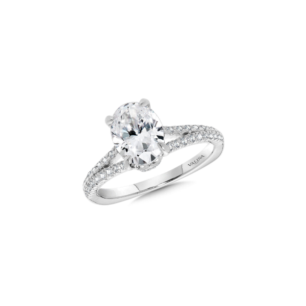 14KW 0.33CTW Diamond Spit Shank Semi-Mount Engagement Ring Kiefer Jewelers Lutz, FL