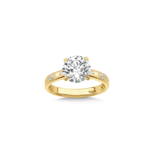 14KY 0.20CTW Diamond Stardust Semi-Mounting Engagement Ring Kiefer Jewelers Lutz, FL