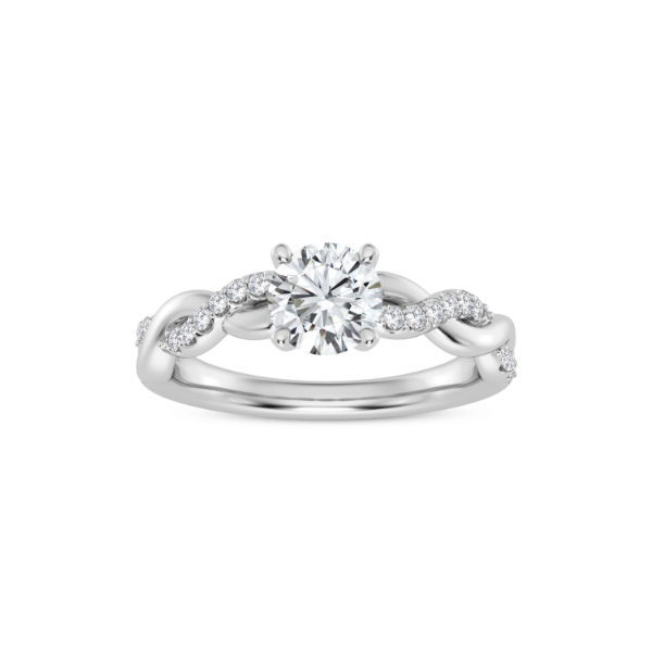 14KW Twist Engagement Ring Setting Kiefer Jewelers Lutz, FL