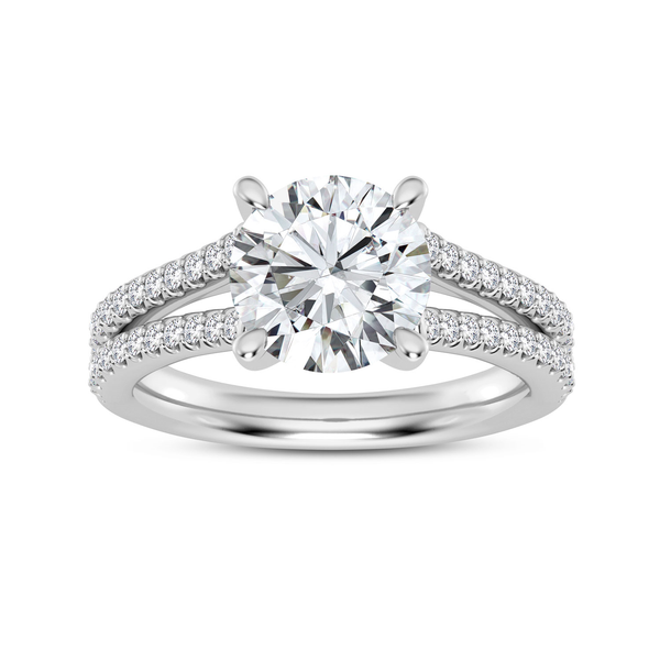 14K Split Shank Engagement Ring Setting Kiefer Jewelers Lutz, FL