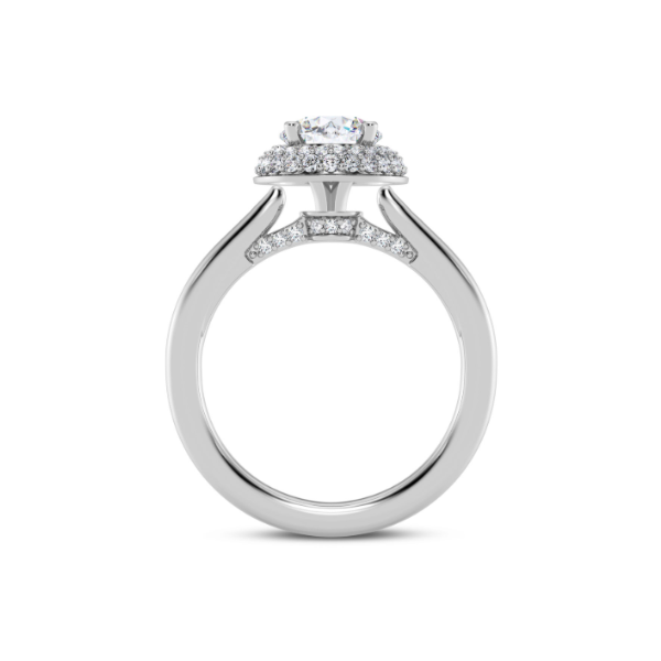 14KW Double Halo Engagement Ring Setting Image 2 Kiefer Jewelers Lutz, FL
