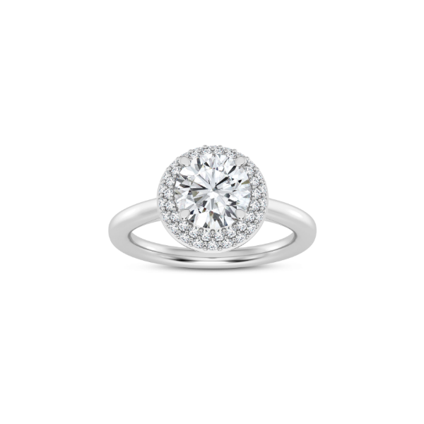 14KW Double Halo Engagement Ring Setting Image 3 Kiefer Jewelers Lutz, FL