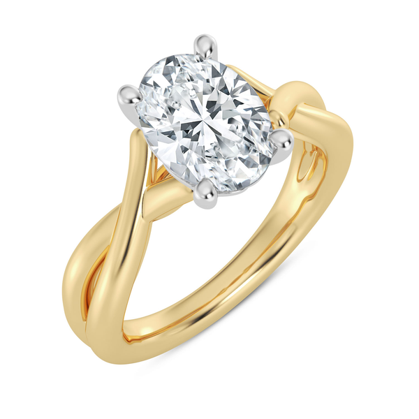 14KYW Twist Style Engagement Ring Setting Kiefer Jewelers Lutz, FL