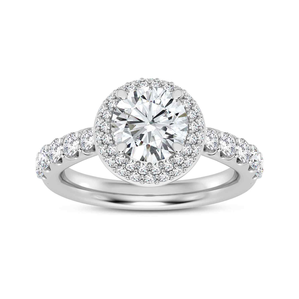 14KW Double Halo Engagement Ring Setting Image 2 Kiefer Jewelers Lutz, FL