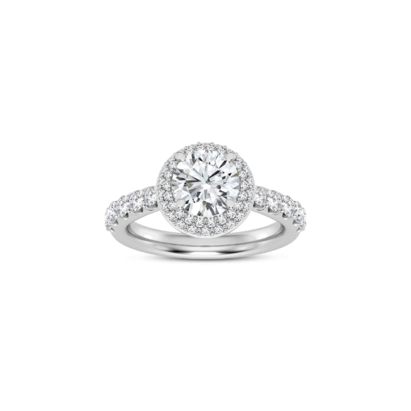 14KW Double Halo Engagement Ring Setting Image 2 Kiefer Jewelers Lutz, FL