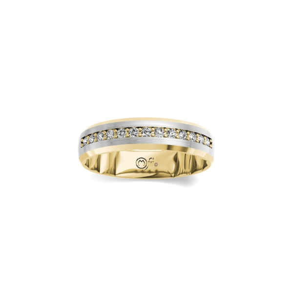 14KYW Diamond Band Image 3 Kiefer Jewelers Lutz, FL