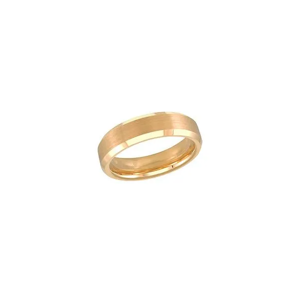 Tungsten Yellow and Gold 6MM Wedding Ring Kiefer Jewelers Lutz, FL