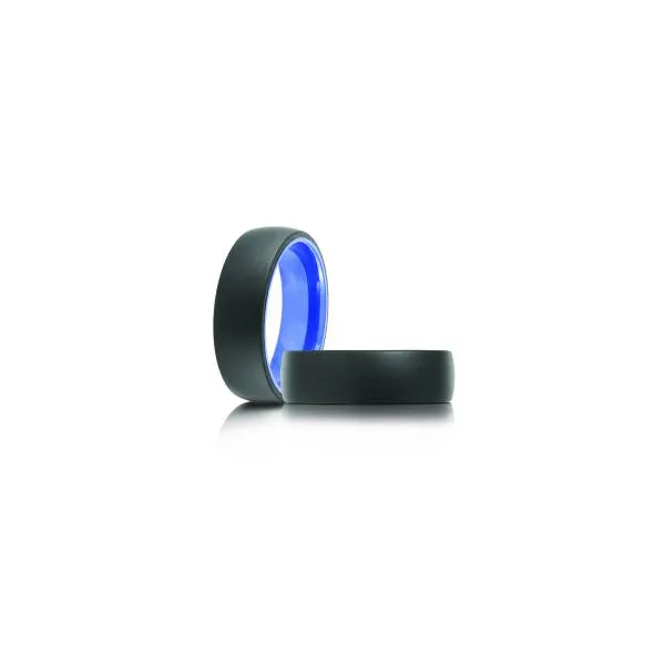 Tungsten 7MM Black and Blue Wedding Band Kiefer Jewelers Lutz, FL