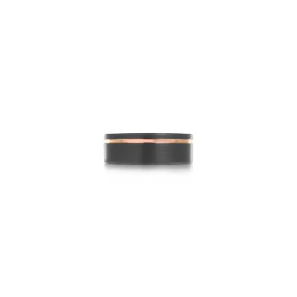 Tungsten 8MM Black and Pink Wedding Band Image 2 Kiefer Jewelers Lutz, FL