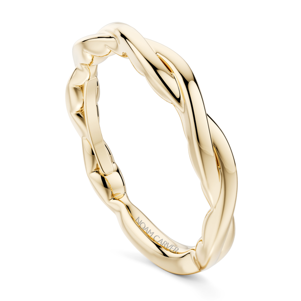Luna 14KY Twist Wedding Band by Noam Carver Kiefer Jewelers Lutz, FL