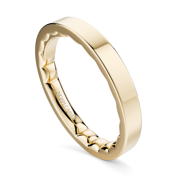 Luna 14KY 2.5MM Classic Flat Wedding Band by Noam Carver Kiefer Jewelers Lutz, FL