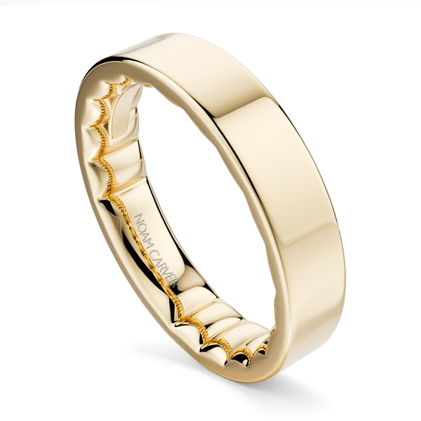 Luna 14KY 3MM Classic Flat Wedding Band by Noam Carver Kiefer Jewelers Lutz, FL