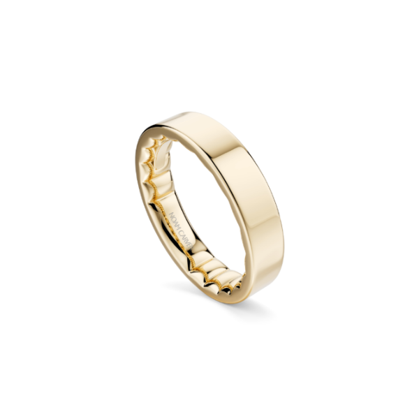 Luna 14KY 4MM Classic Flat Wedding Band by Noam Carver Kiefer Jewelers Lutz, FL