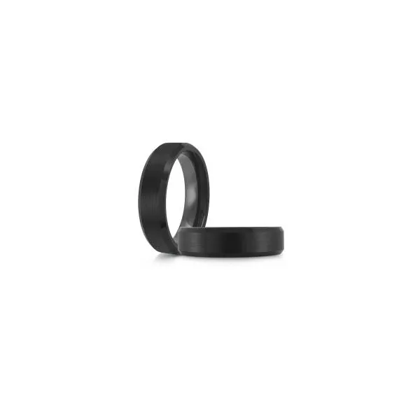 Tungsten 6MM Black Wedding Band Kiefer Jewelers Lutz, FL
