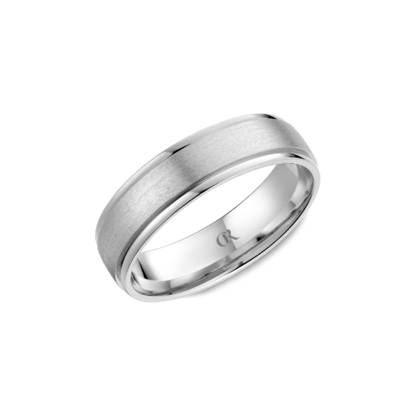 14KW Beveled Edge Wedding Band Kiefer Jewelers Lutz, FL