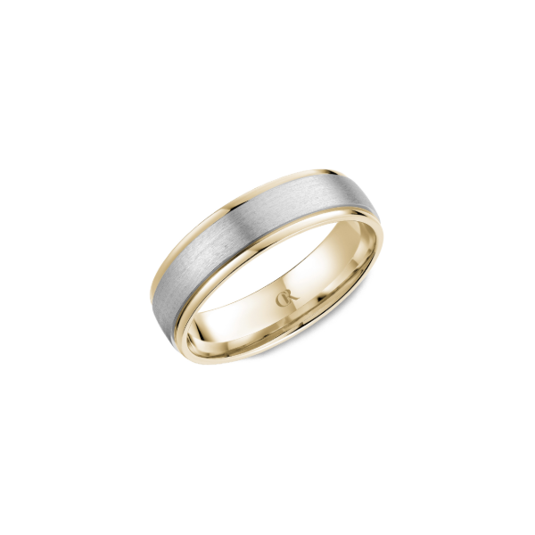 14KWY Beveled Edge Wedding Band Kiefer Jewelers Lutz, FL