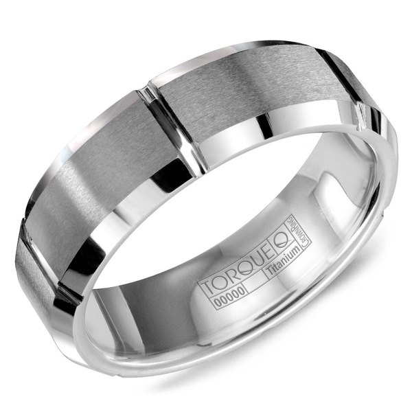 Tungsten Carbide Grey Wedding Band Kiefer Jewelers Lutz, FL