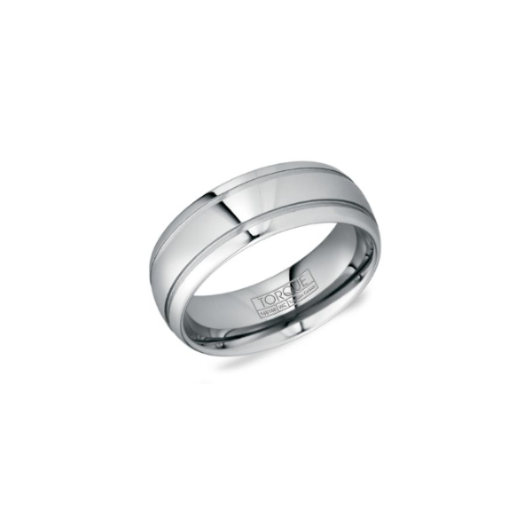 Tungsten Grey 8MM Double Line Band Kiefer Jewelers Lutz, FL