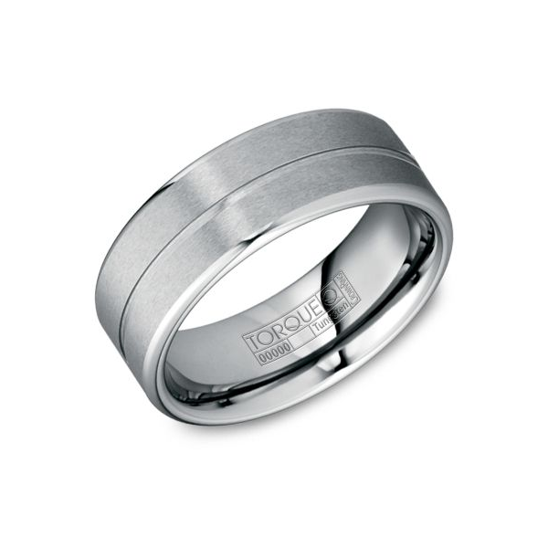 Tungsten Grey 8MM Wedding Band Kiefer Jewelers Lutz, FL
