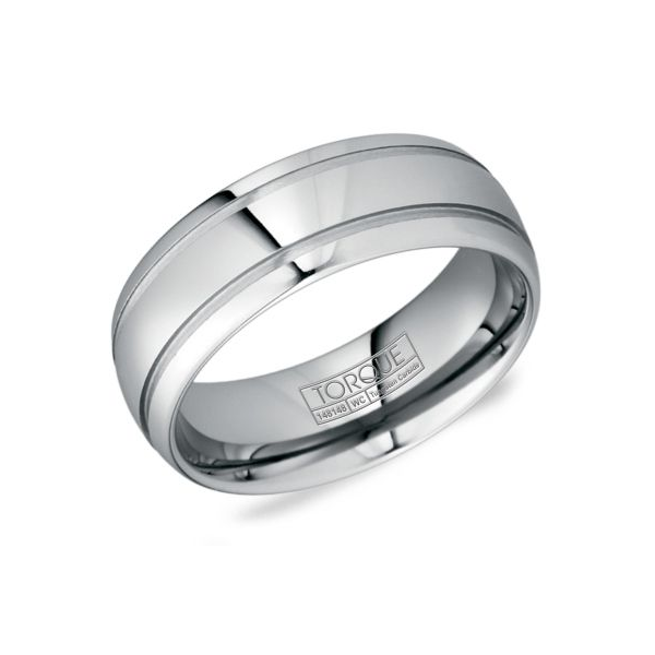 Tungstun Grey 8mm Band Kiefer Jewelers Lutz, FL