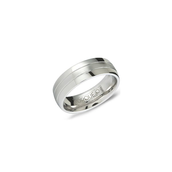 7mm White Cobalt Band Kiefer Jewelers Lutz, FL