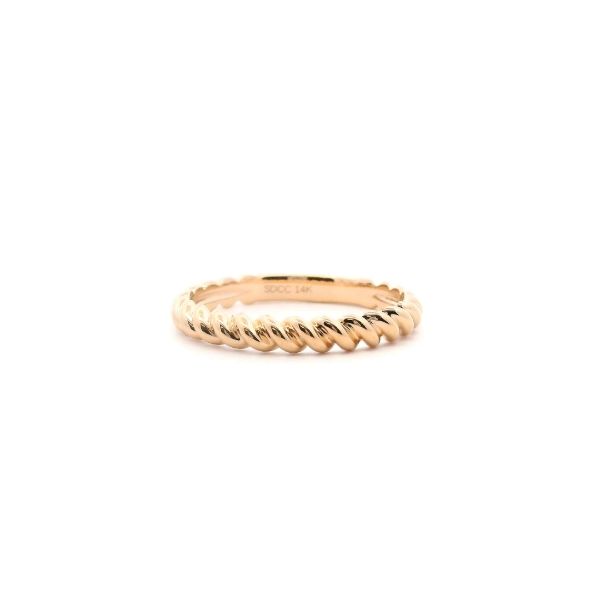 14KY 3MM Rope Stackable Band Kiefer Jewelers Lutz, FL