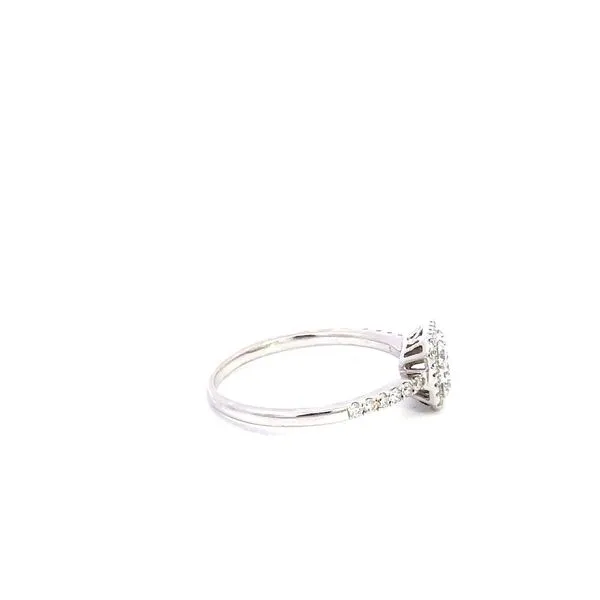 14K Diamond Square Ring Image 2 Kiefer Jewelers Lutz, FL