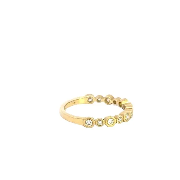 18K Organic Bezel Diamond ring Image 2 Kiefer Jewelers Lutz, FL