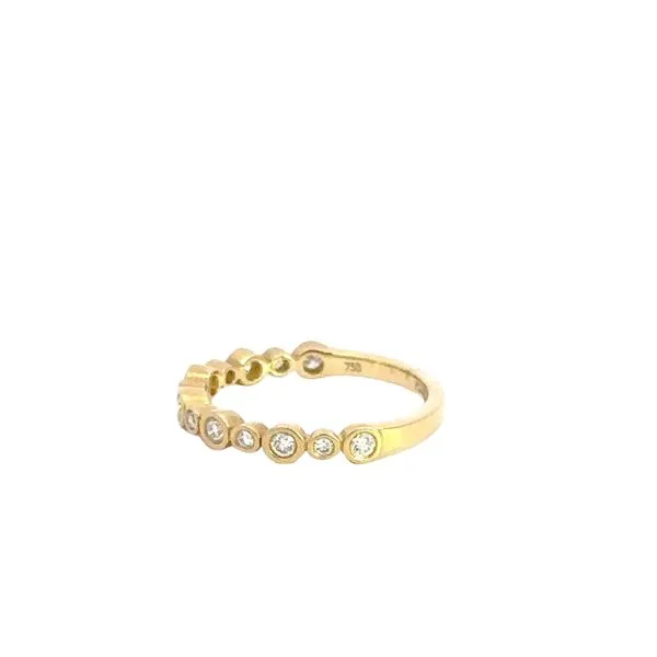 18K Organic Bezel Diamond ring Image 3 Kiefer Jewelers Lutz, FL