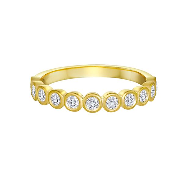 18K Diamond Bezel Ring Kiefer Jewelers Lutz, FL